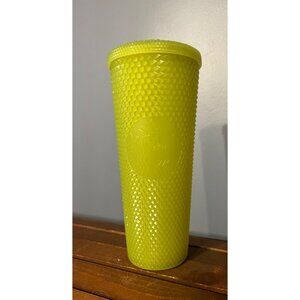 Starbucks Venti 2022 Halloween‎ Lemongrass Studded Glow In The Dark Cup No Straw